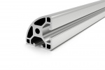 Aluminum profile R30x90 ° Groove 6 I-type Lightweight